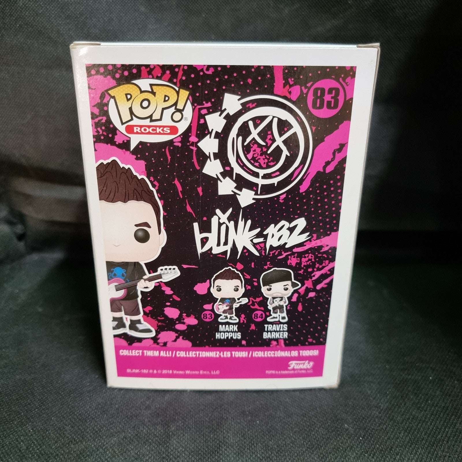 Funko POP! Rocks Blink 182 Mark Hoppus #83 Vinyl Figure + PROTECTOR