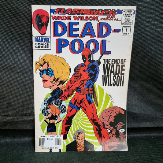 Marvel Comics Deadpool Flashback Wade Wilson Issue #1 Comic Book 1997 