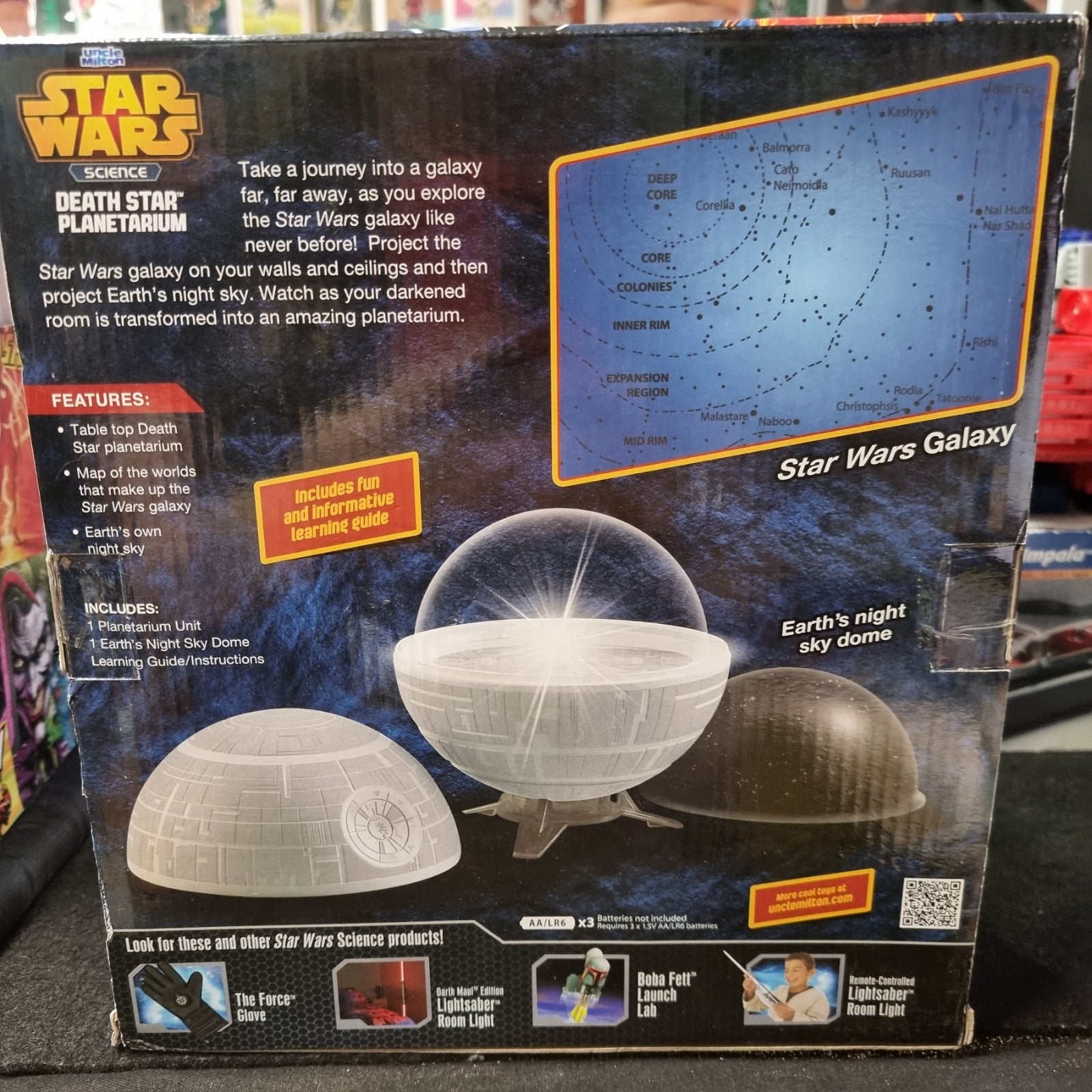 Uncle Milton Star Wars Death Star Planetarium In Box Never Used