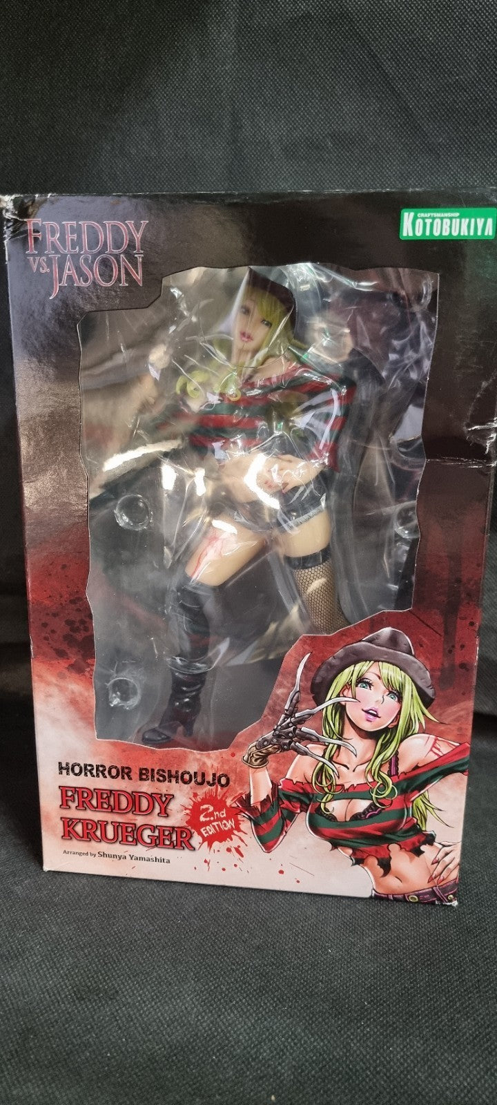 Kotobukiya Bishoujo Horror 1/7 Freddy Krueger 2nd ED SEALED Vs Jason AUTHENTIC