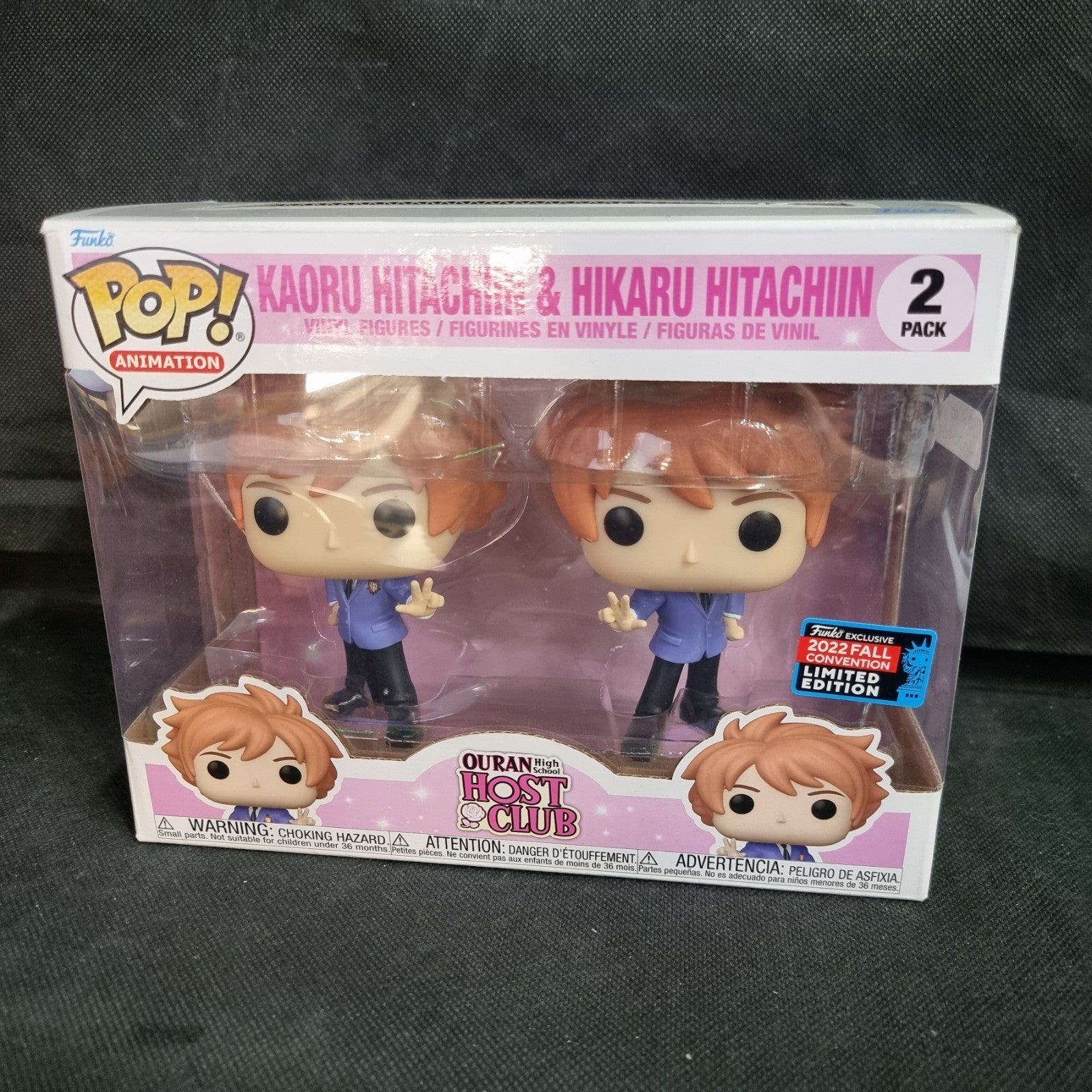 Funko POP Ouran High School Host Club NYCC 2022 Exclusive Kaoru Hikaru Hitachiin