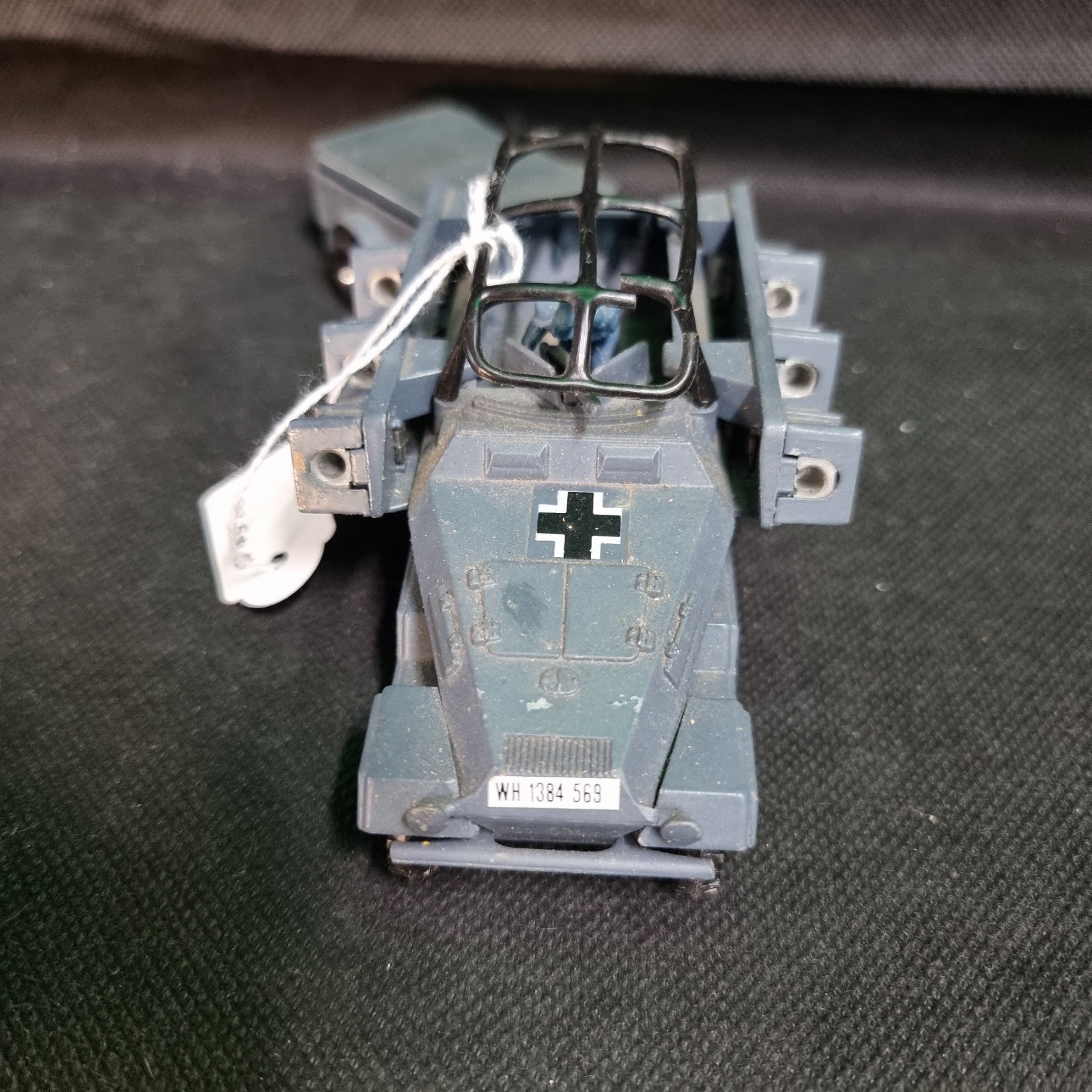 CORGI TOYS HANOMAG SDKFZ SEMI TRACK ROCKET LAUNCHER DIECAST W/ Trailer