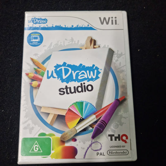 U Draw Studio Nintendo Wii Game PAL 