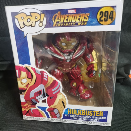 Funko Pop! HULKBUSTER #294 Marvel Avengers Infinity War 6 inch 