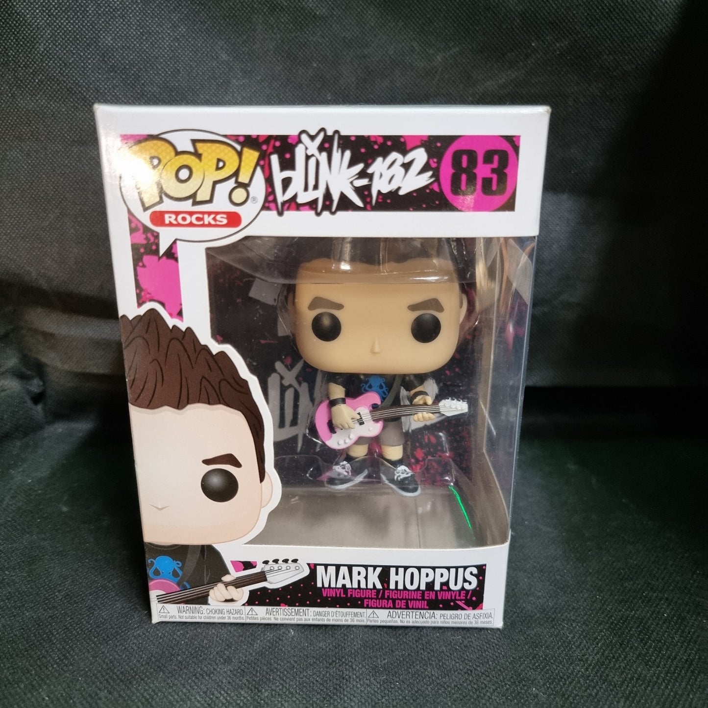 Funko POP! Rocks Blink 182 Mark Hoppus #83 Vinyl Figure + PROTECTOR
