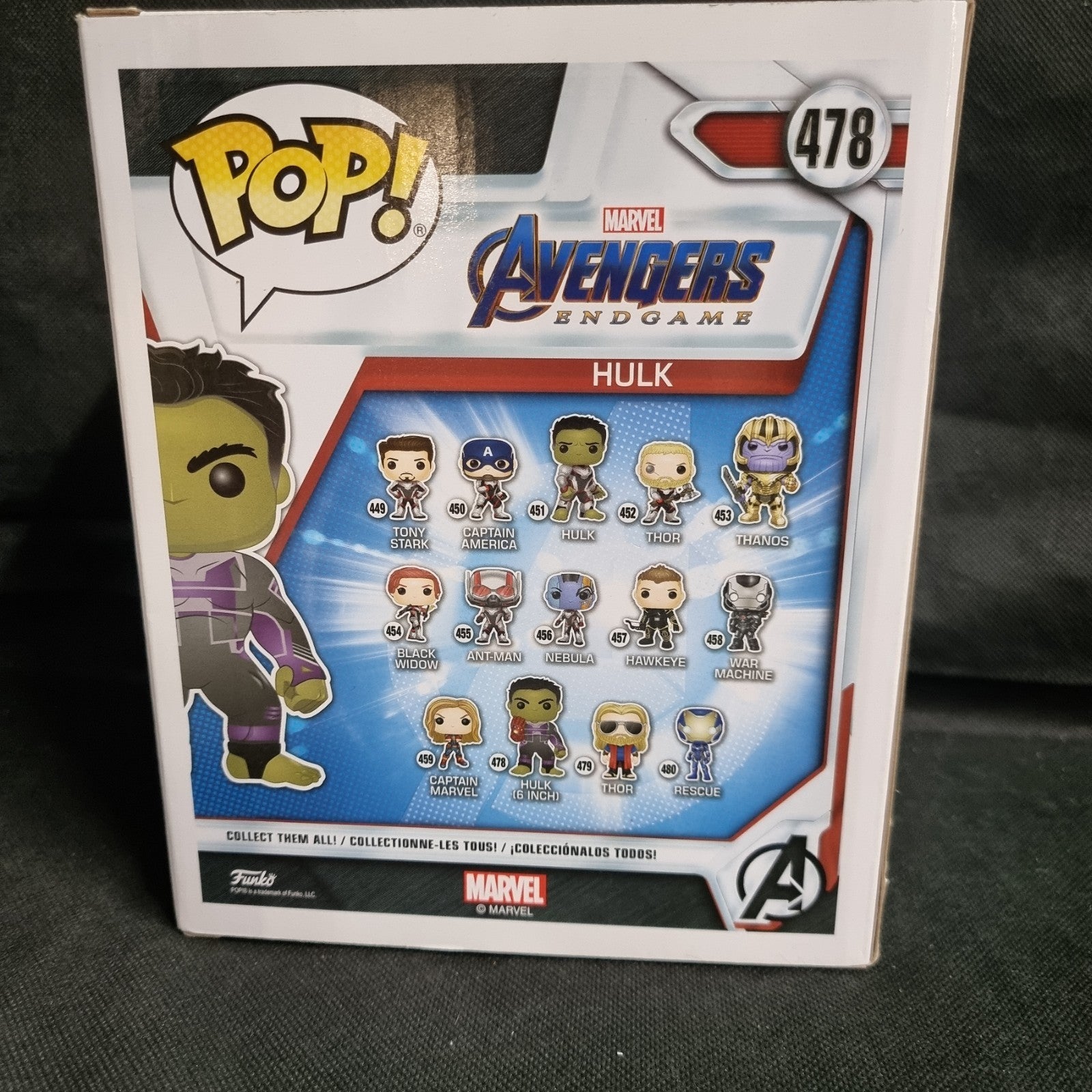 Funko Pop! #478 Avengers Endgame Hulk Bobble-Head 