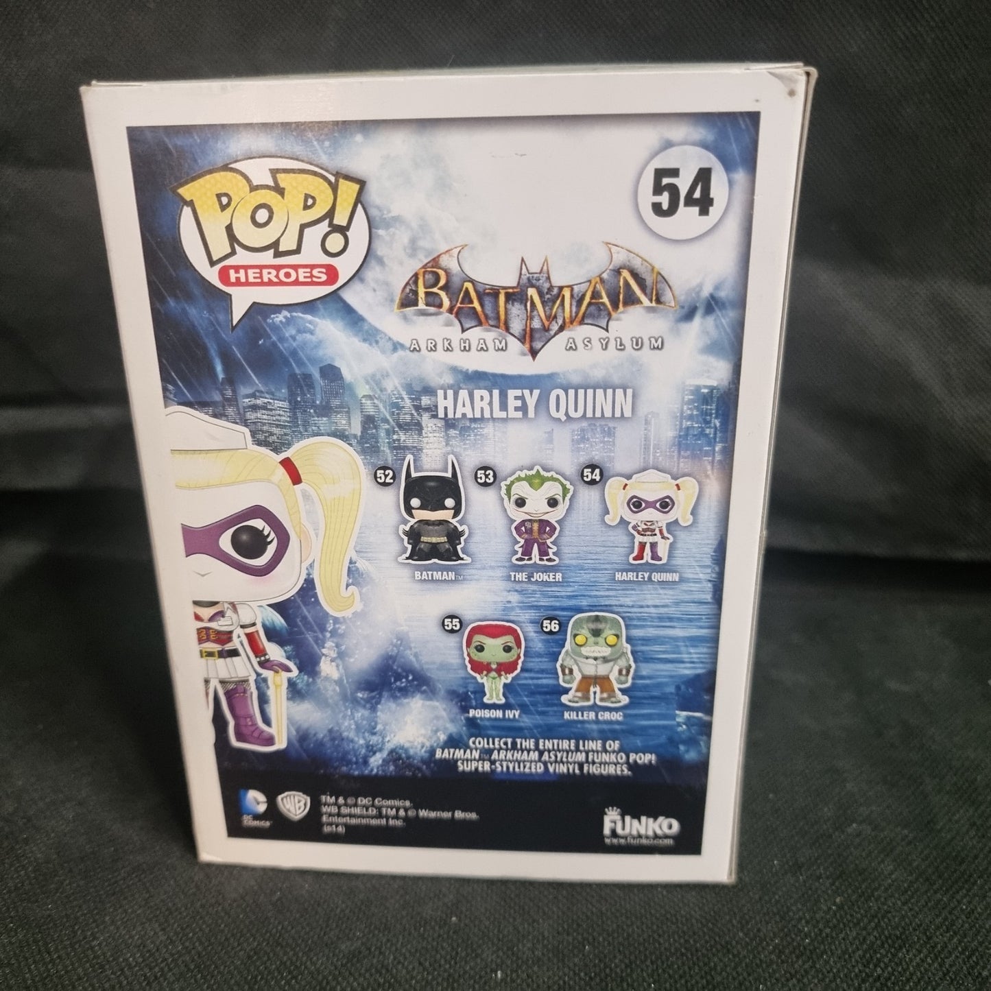 BRAND NEW FUNKO POP HEROES BATMAN Arkham Asylum HARLEY QUINN #54