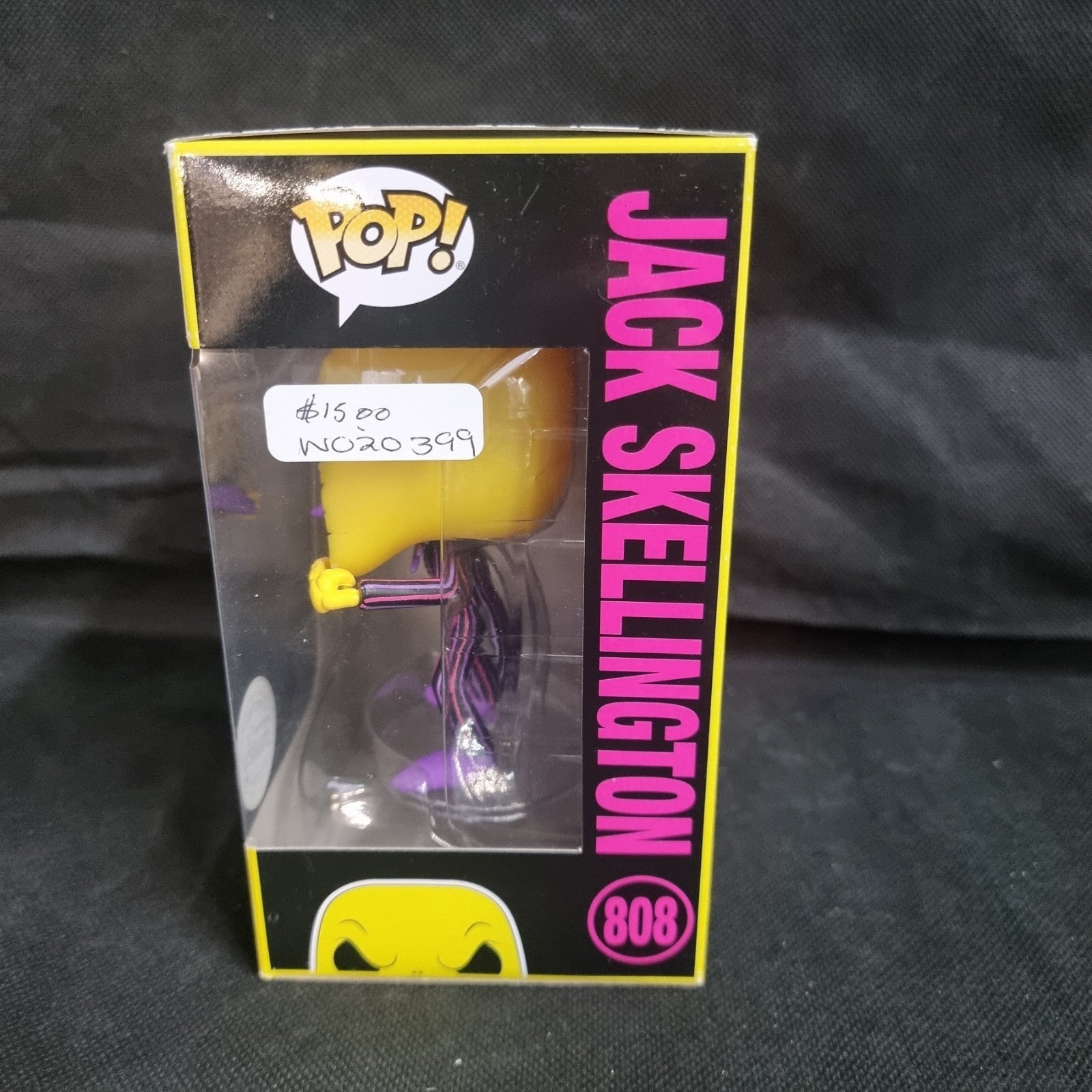 Jack Skellington Funko Pop! 808 GameStop Blacklight 