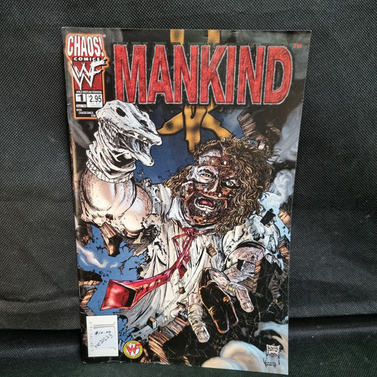 Mankind #1 WWF Chaos Comics