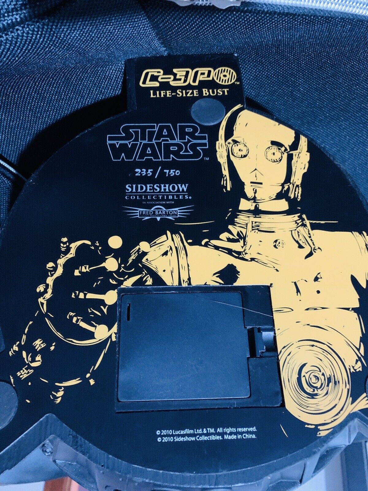Star Wars CP3O Sideshow Life Size Bust No Box N05237