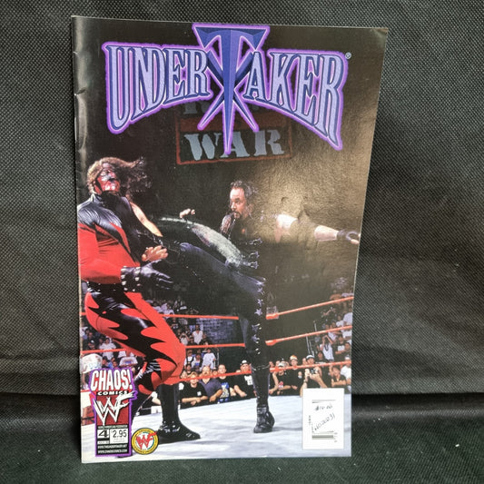 Chaos! Comics "Undertaker" 1999 No. 4 Photographic Cover Variant WWE War