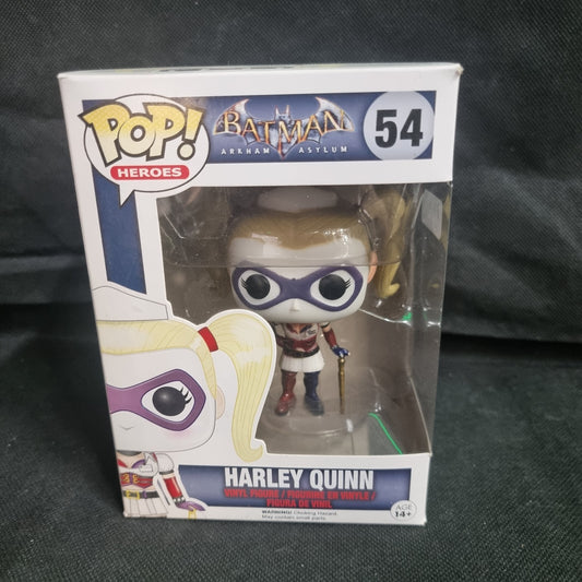BRAND NEW FUNKO POP HEROES BATMAN Arkham Asylum HARLEY QUINN #54