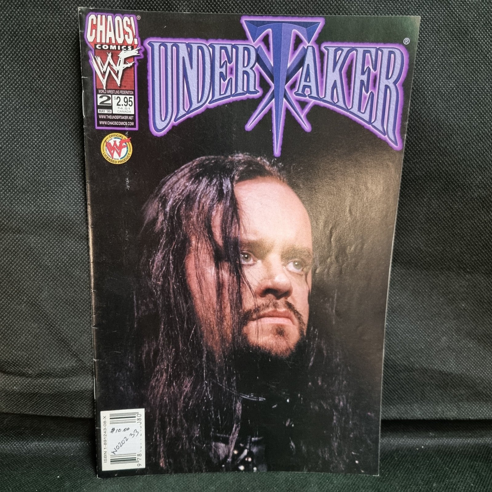 Undertaker #2 (PHOTO COVER) (1999, Chaos Comics)