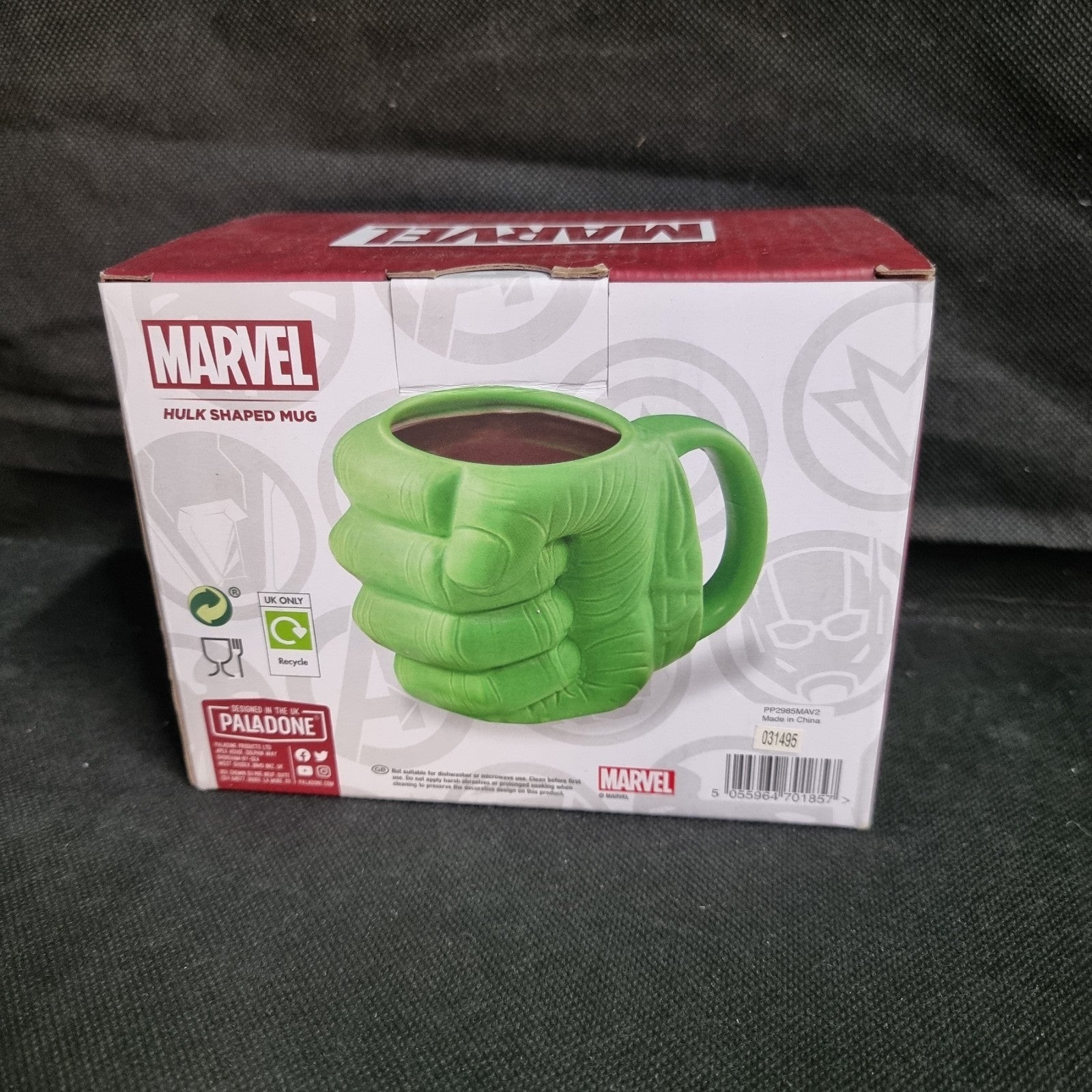 INCREDIBLE HULK Marvel fist smash Figural MUG 