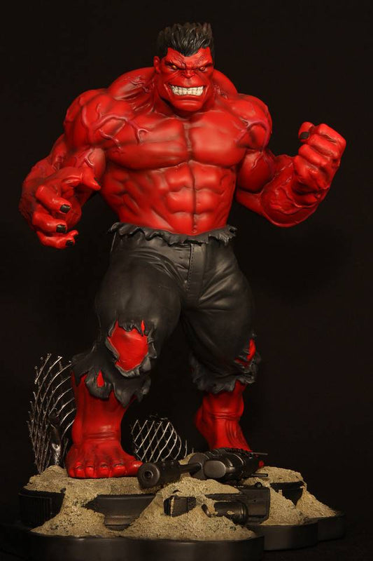 Bowen Designs Red Hulk Painted Statue