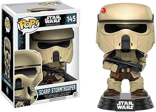 Pop Star Wars Rogue One 3.75 Inch Action Figure - Scarif Stormtrooper #145 Captain Comics and Collectables Pty Ltd