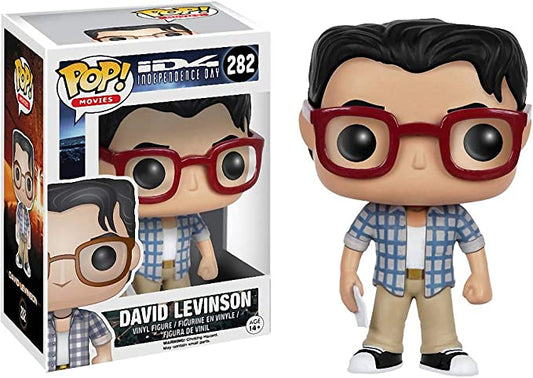 Funko David Levinson: Independence Day x POP! Movies Vinyl Figure & 1 POP! Compatible PET Plastic Graphical Protector Bundle