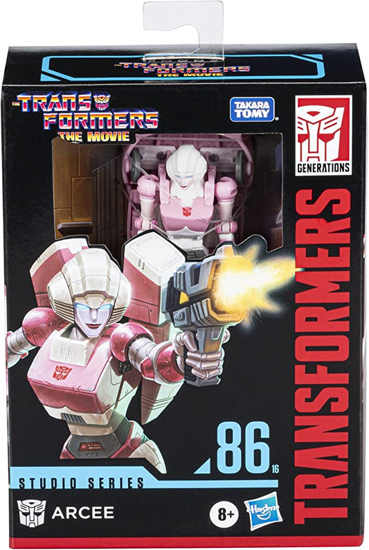 Transformers Toys Studio Series 86-16 Deluxe Class The Transformers: The Movie Arcee Action Figure
