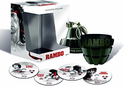 RAMBO - Quadrilogy - The Complete Collection (Special Grenade Packaging) [Blu-ray]