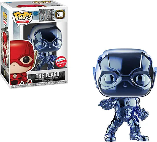 Funko Pop The Flash Blue Chrome Fugitive Toys #208 Captain Comics and Collectables Pty Ltd