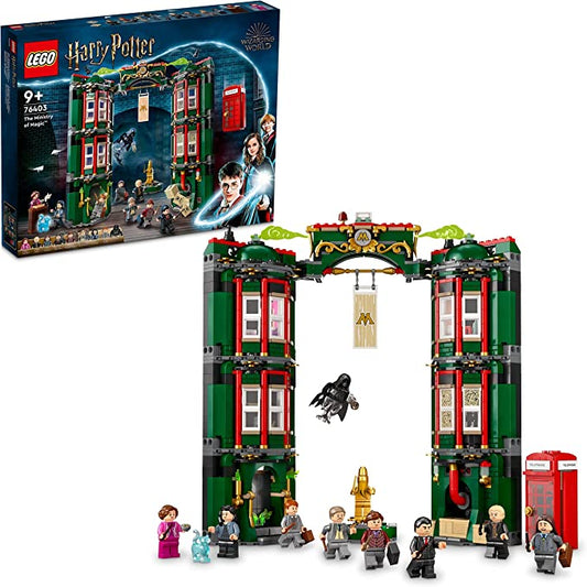 LEGO Potter The Ministry of Magic Building Kit; Collectible Birthday Toy for Kids Aged 9+ 76403