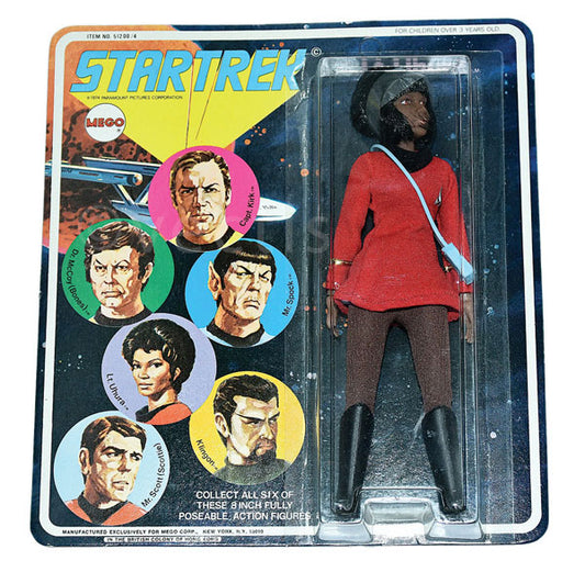 VINTAGE MEGO 1974 STAR TREK LT. UHURA 8" ACTION FIGURE