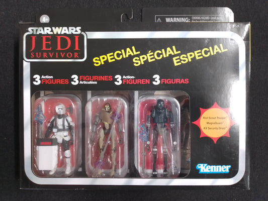 Star Wars Jedi Survivor Vintage Collection 3 x Figurines - n05022