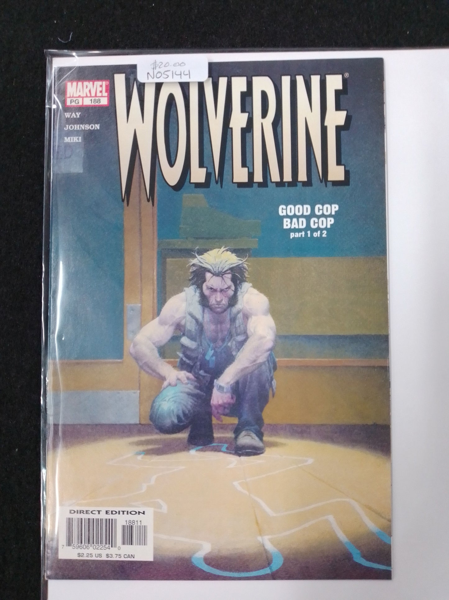 Wolverine Good Cop Bad Cop 1 Of 2 Comic Book - N05144