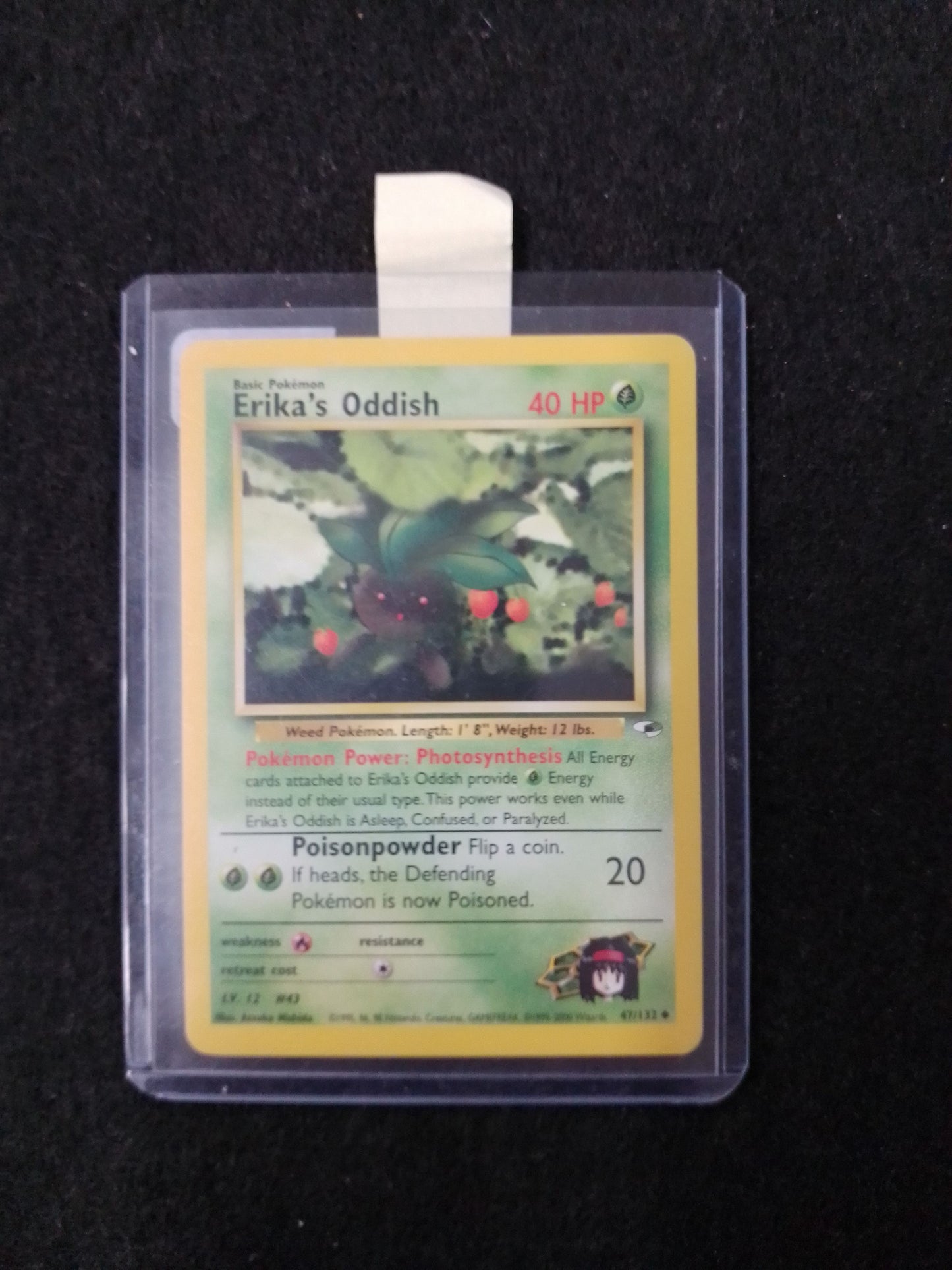 Pokemon Erika's Oddish 40HP 47/132 Trading Card - N05276