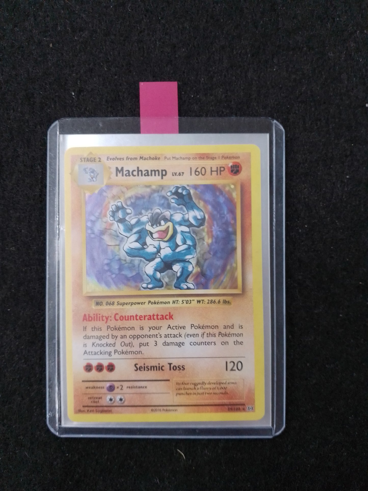 Pokemon Machamp LV.67 160HP 59/108 Trading Card - N05299 Captain Comics and Collectables Pty Ltd Pokemon Machamp LV.67 160HP 59/108 Trading Card - N05299 Captain Comics and Collectables Pty Ltd