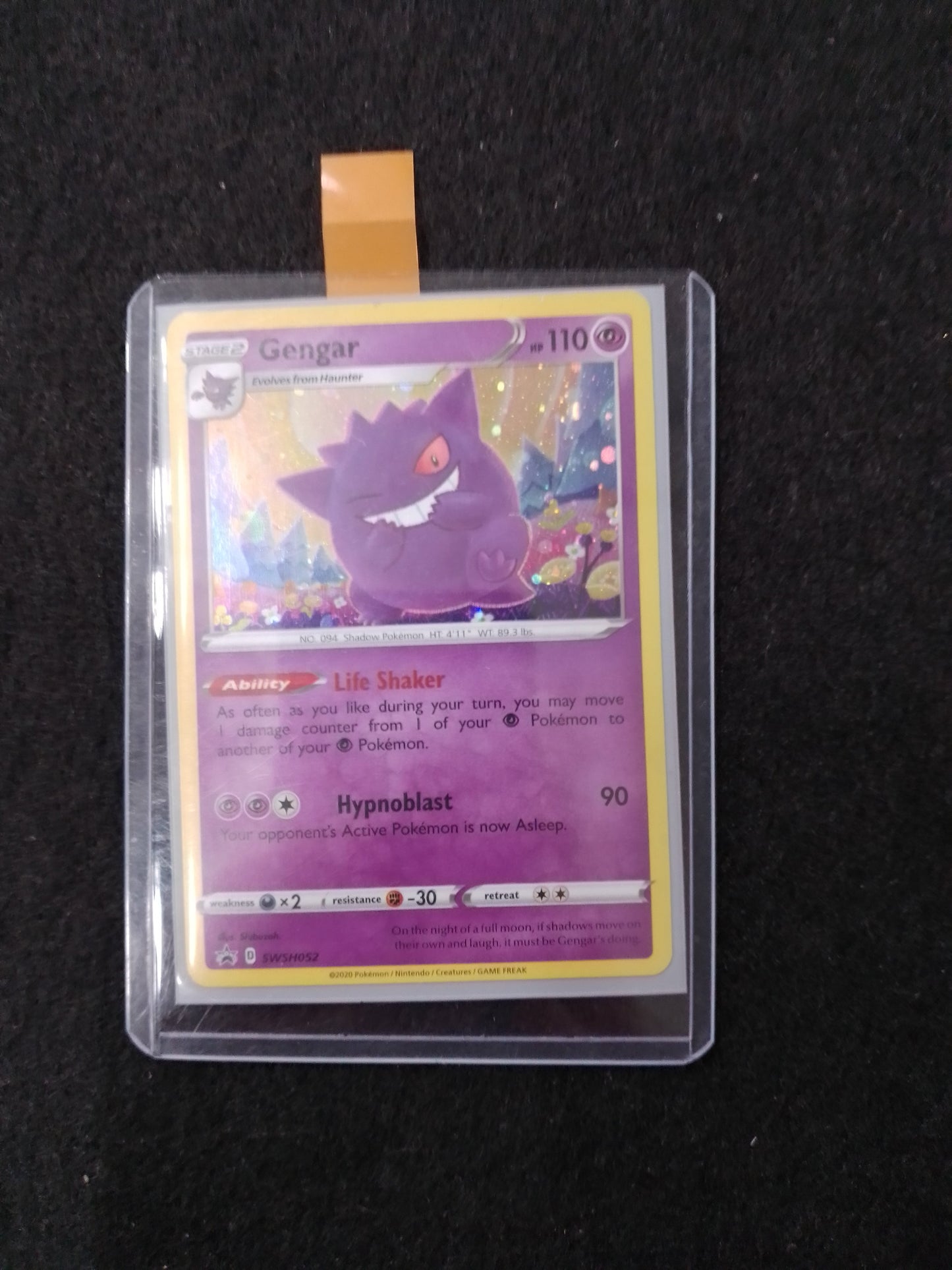 Pokemon Gengar 110HP Life Shaker Trading Card - N05294 Captain Comics and Collectables Pty Ltd