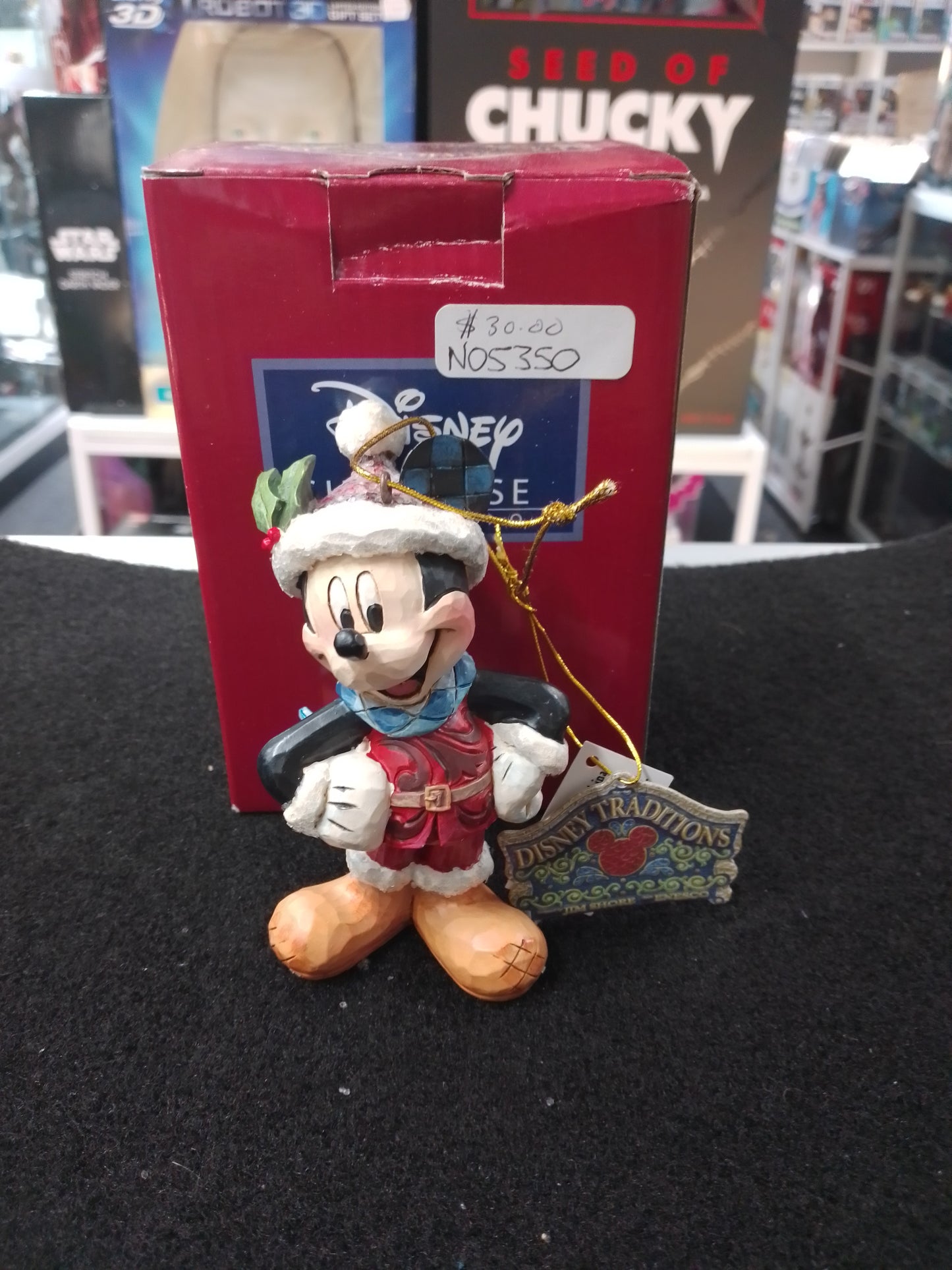 Jim Shore Disney Traditions Sugar Coated Mickey Mouse Hanging Ornament - N05350