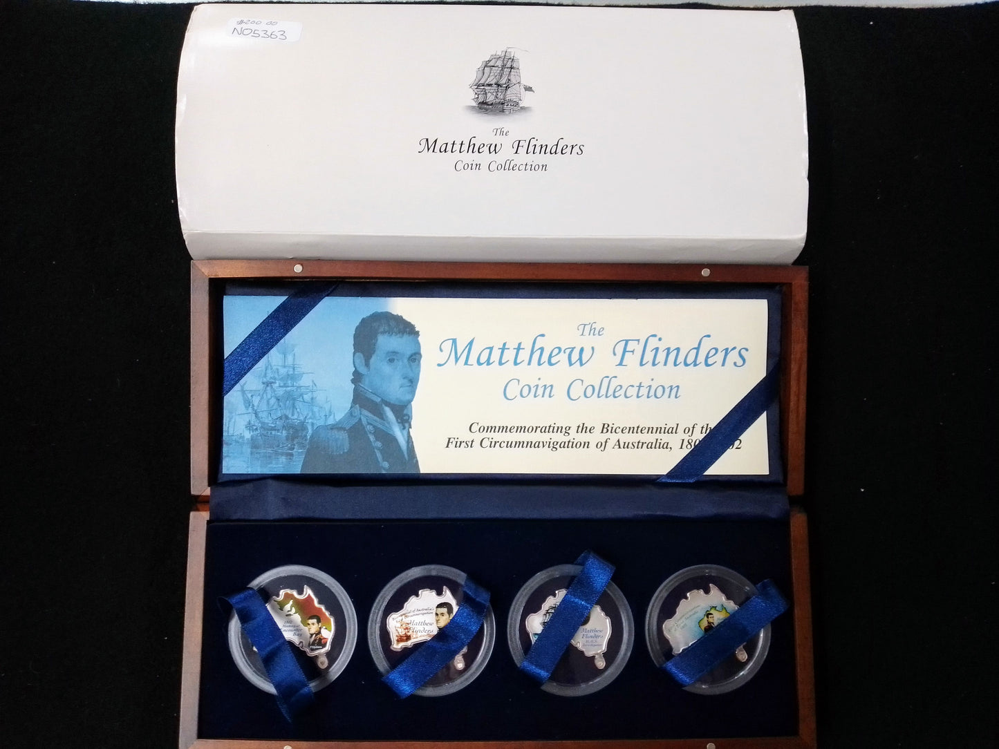The Matthew Flinders Coin Collection Set Of Four .999 Silver 1oz Coins - N05363