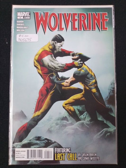 Wolverine #4 Comic Book Featuring Last Call - N05675