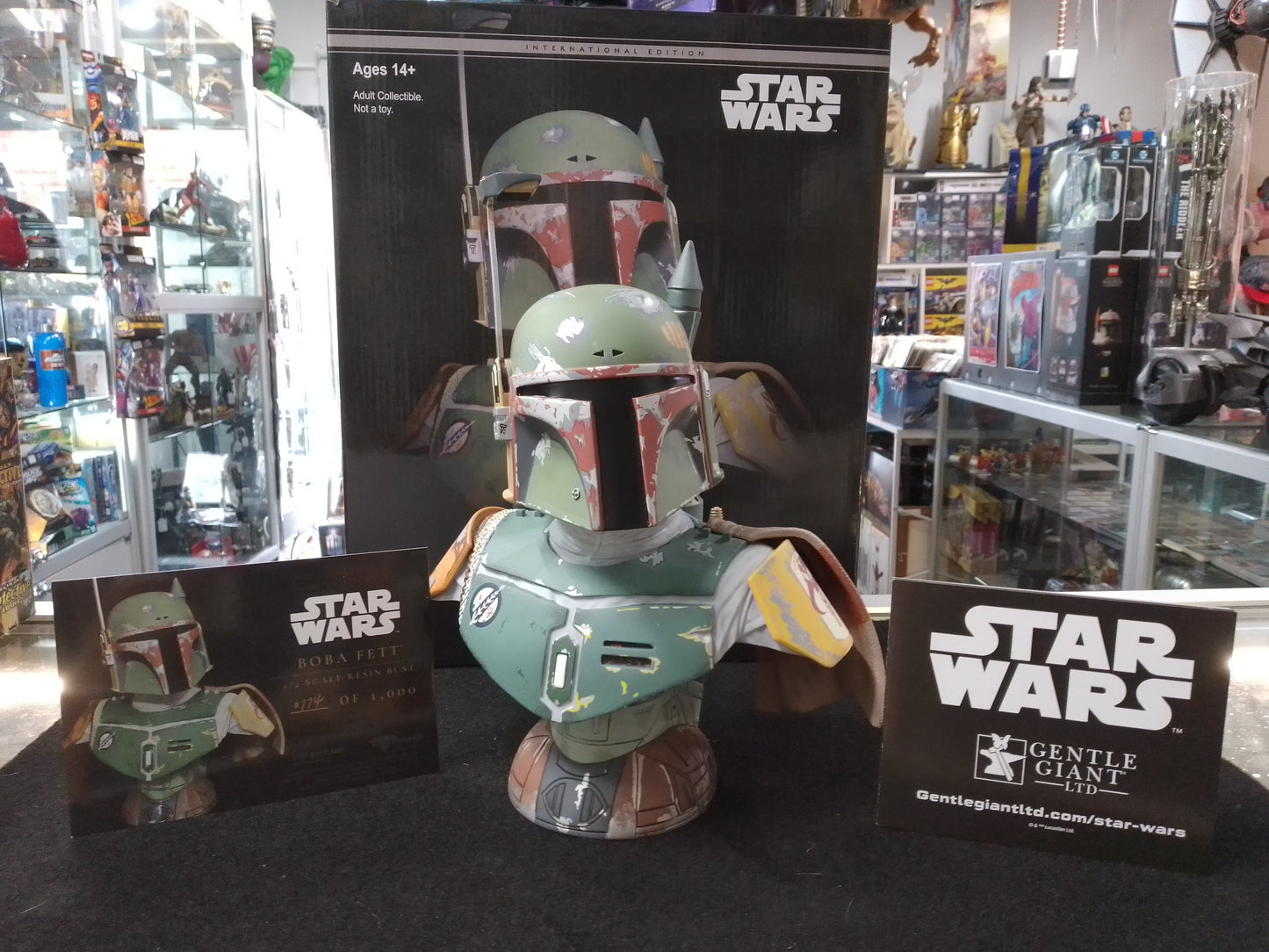 Star Wars Boba Fett 1/2 Scale Resin Bust - Legends In 3 Dimensions - N05749