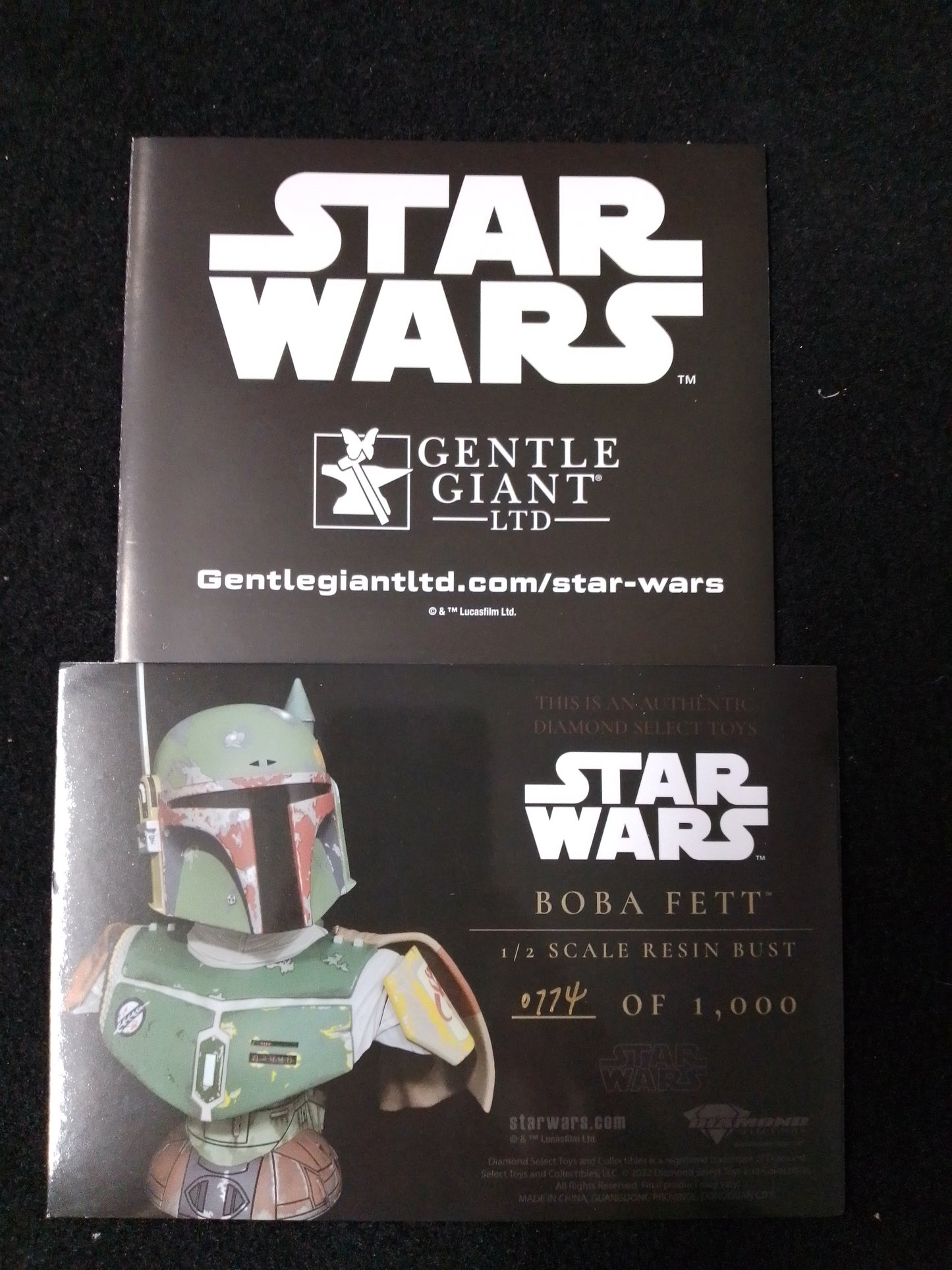 Star Wars Boba Fett 1/2 Scale Resin Bust - Legends In 3 Dimensions - N05749