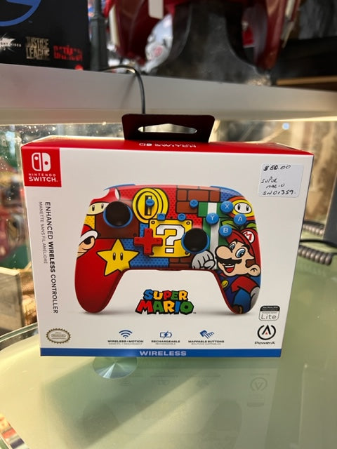 Nintendo enchanced wireless controller super Mario