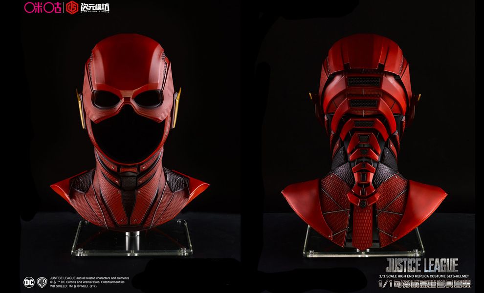 Flash Helmet 1/1 High end replica costume Flash 1/1 Helmet by Dimension Studio