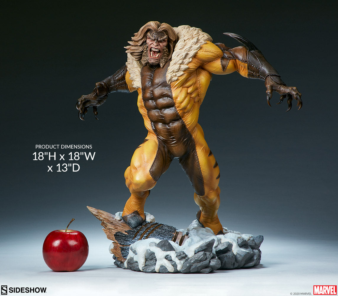 Marvel Comics – Sabretooth – Premium Format Figure Sideshow Collectibles Statue $1,200.00