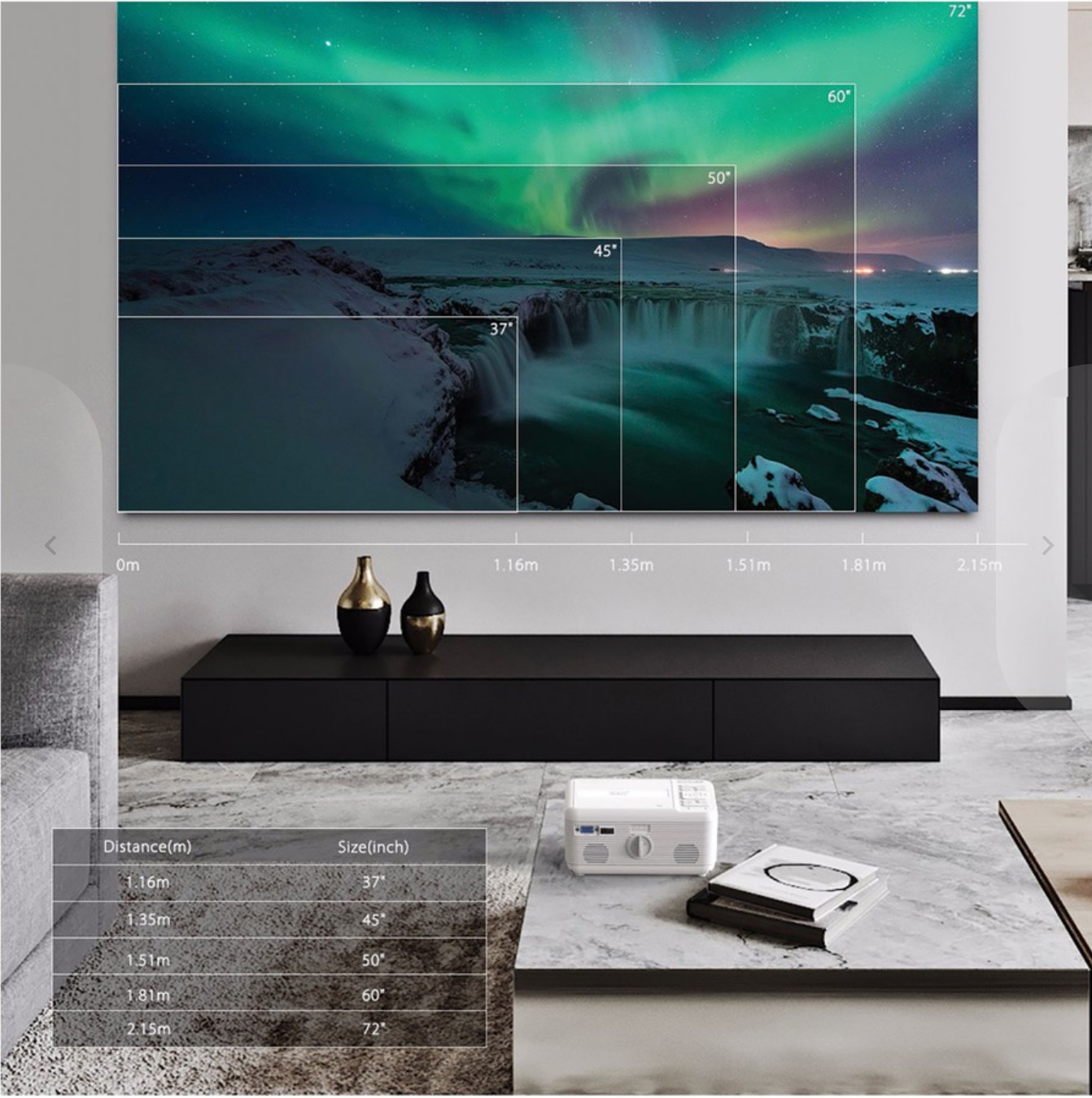 Laser LED Projector with DVD Player and Wi-Fi Casting - N05428