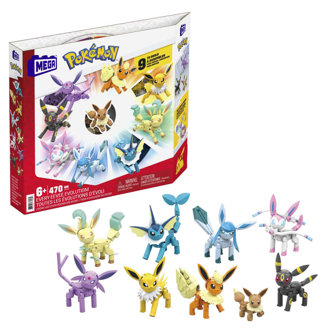Pokemon Evolution Store MEGA Pokémon Every Eevee Evolution 470 Pieces - N05613 – Captain Comics ...