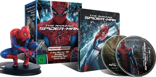 The Amazing Spiderman Blu Ray Steelbook & Collectible Figure Boxset Marvel