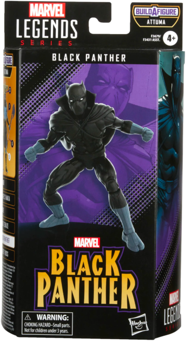 Black Panther - Black Panther Marvel Legends 6” Scale Action Figure (Attuma Build-A-Figure)