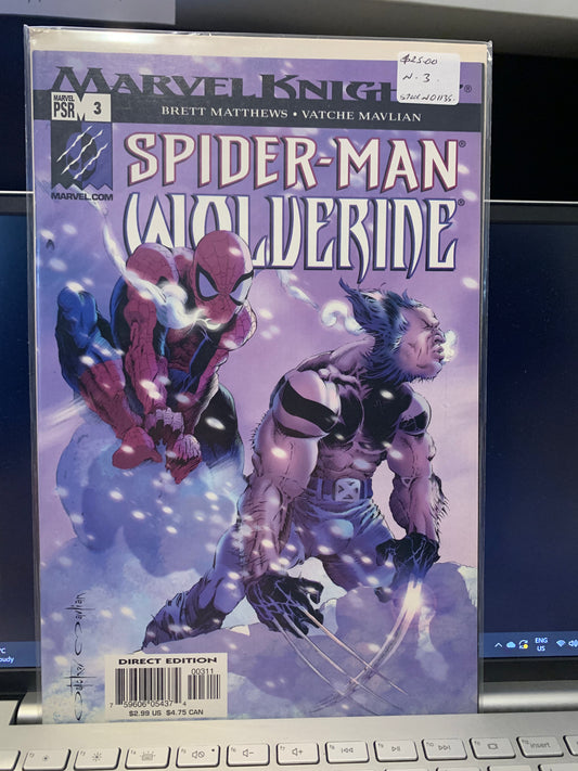 Spider-Man Wolverine comic