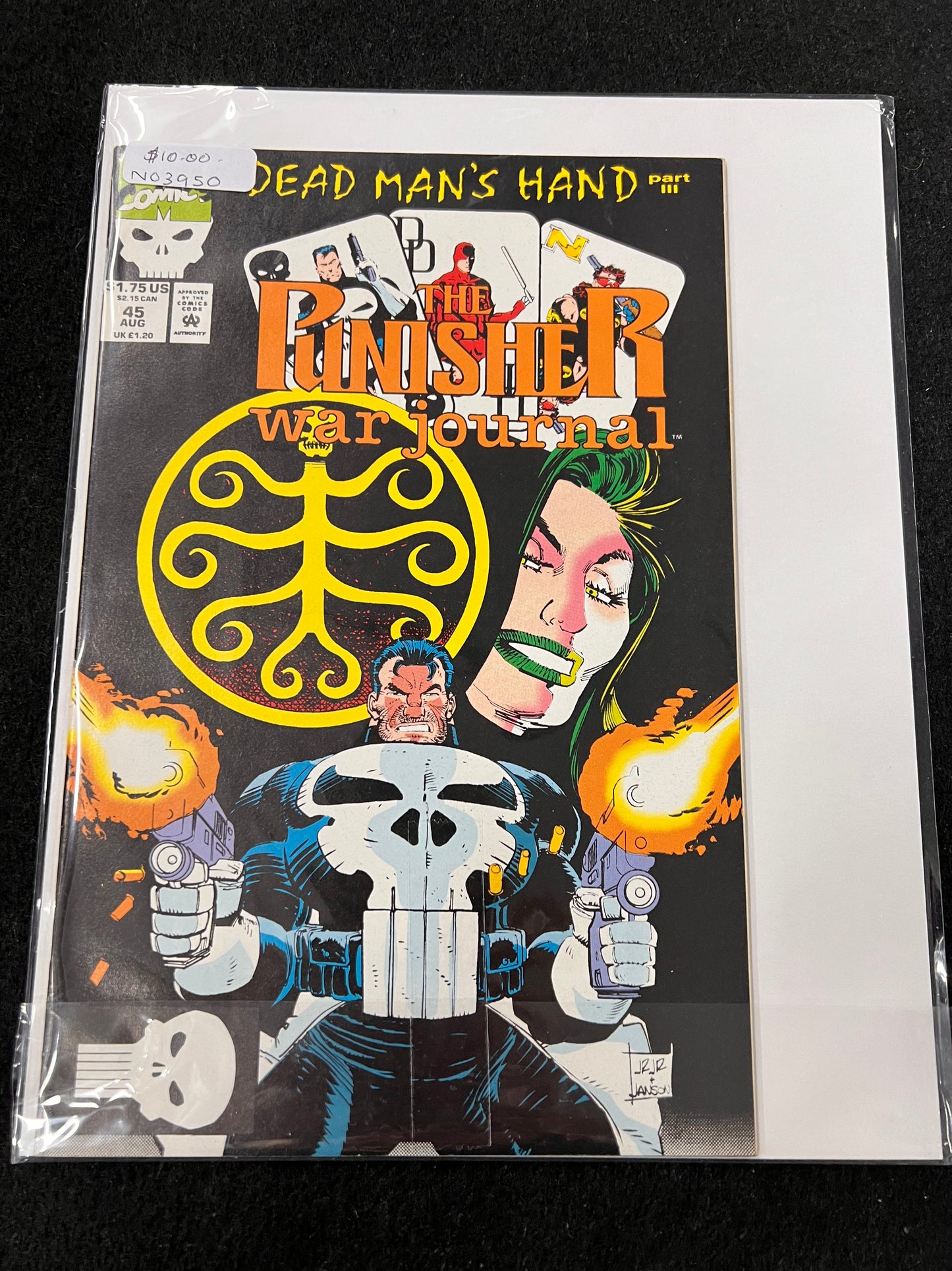 PUNISHER WAR JOURNAL #45 VOL1 DAREDEVIL NOMAD AUGUST 1992