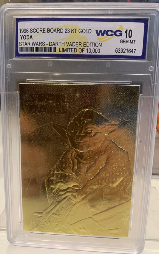 Star Wars Gold card Yoda