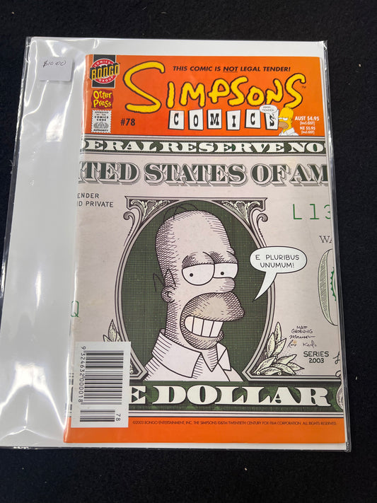 Simpsons Comics # 78