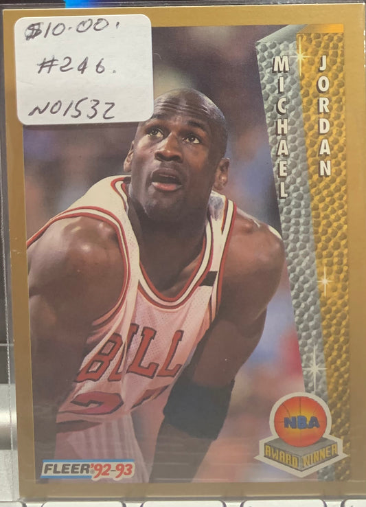 Michael Jordan fleer 92-93 n246