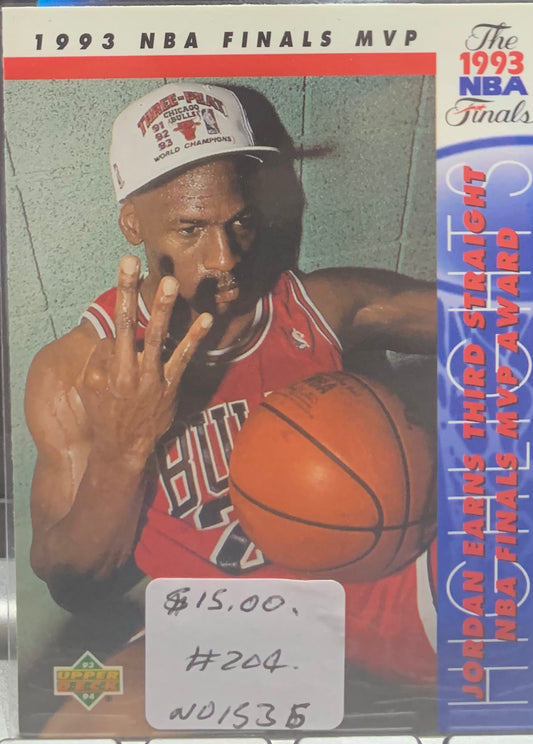 Michael Jordan upper deck n204