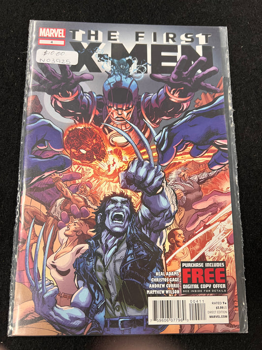 The First X-Men #4 (2012-2013) Marvel Comics, Neal Adams Cover,